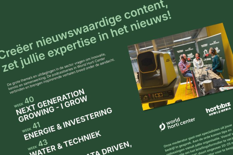 Aanmelding gestart voor themaweken in WHC