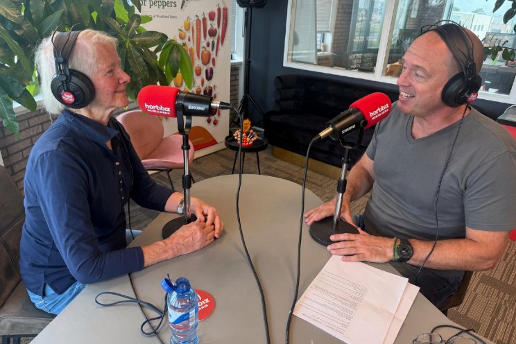 'Bijzondere gast' in Hortibiz-studio