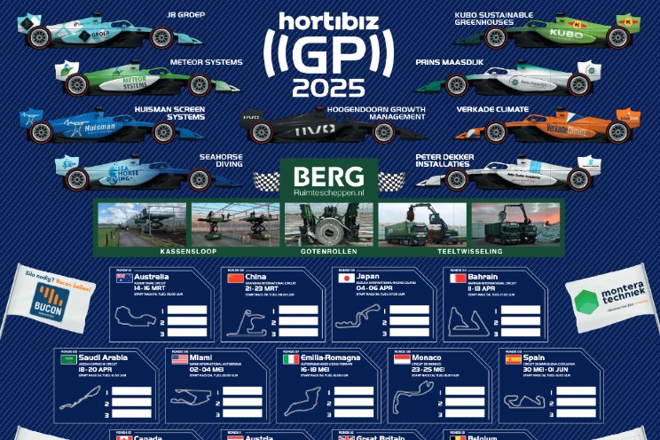 Muurposter Hortibiz GP deze maand gratis bij KAS Muurposter Hortibiz GP deze maand gratis bij KAS