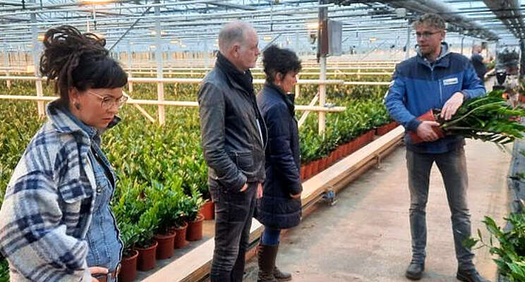 Drentse docenten op bezoek in glastuinbouw Drentse docenten op bezoek in glastuinbouw