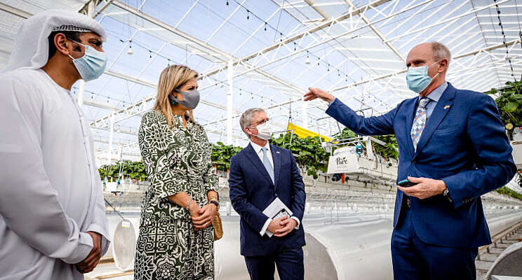 Koninklijk Paar bezoekt Pure Harvest Koninklijk Paar bezoekt Pure Harvest