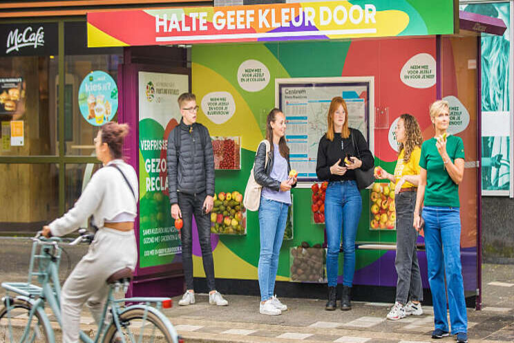 Eerste eetbare bushalte geopend Eerste eetbare bushalte geopend
