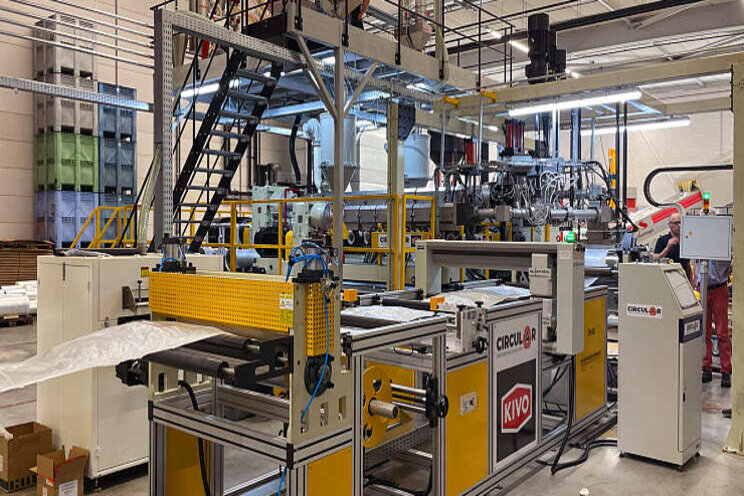 Productie co-extrusielijn Circular Sheets van start Productie co-extrusielijn Circular Sheets van start
