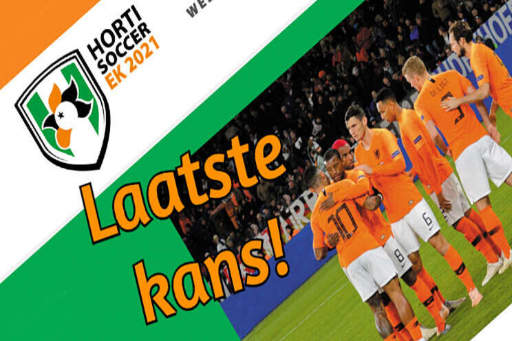 Laatste kans voor HortiSoccer! Laatste kans voor HortiSoccer!