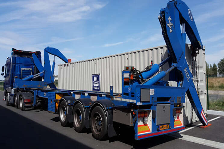 De mobiele doseer- en opslagunit van Yara De mobiele doseer- en opslagunit van Yara