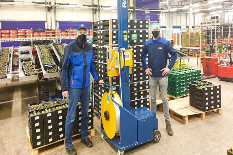 Eenvoudig, snel en stevig pallets omsnoeren Eenvoudig, snel en stevig pallets omsnoeren