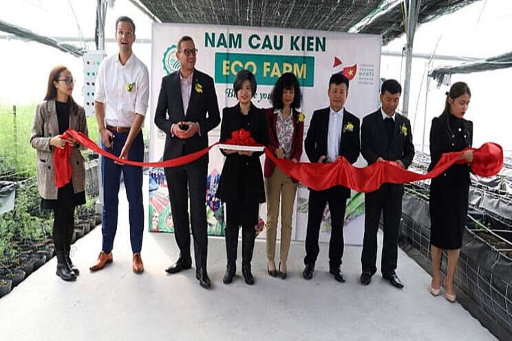 Nederlandse kas in gebruik genomen in Vietnam Nederlandse kas in gebruik genomen in Vietnam