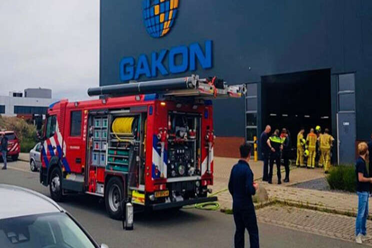 Kleine brand bij Gakon Kleine brand bij Gakon