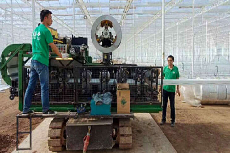 Metazet FormFlex China installeert teeltgootsysteem Metazet FormFlex China installeert teeltgootsysteem