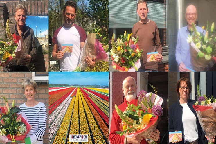 Crisisteam in de bloemen gezet Crisisteam in de bloemen gezet