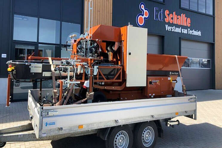 Ed Schalke maakt nieuwe machines 'custom made' Ed Schalke maakt nieuwe machines 'custom made'