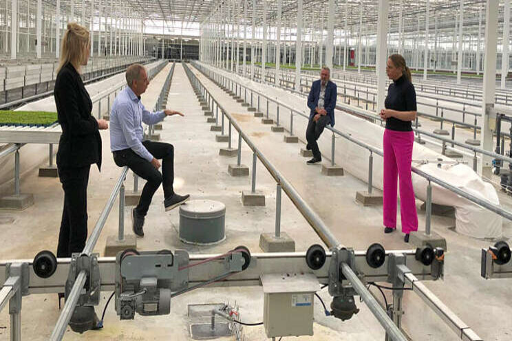 Baan en Duijvestijn praten minister Schouten bij Baan en Duijvestijn praten minister Schouten bij