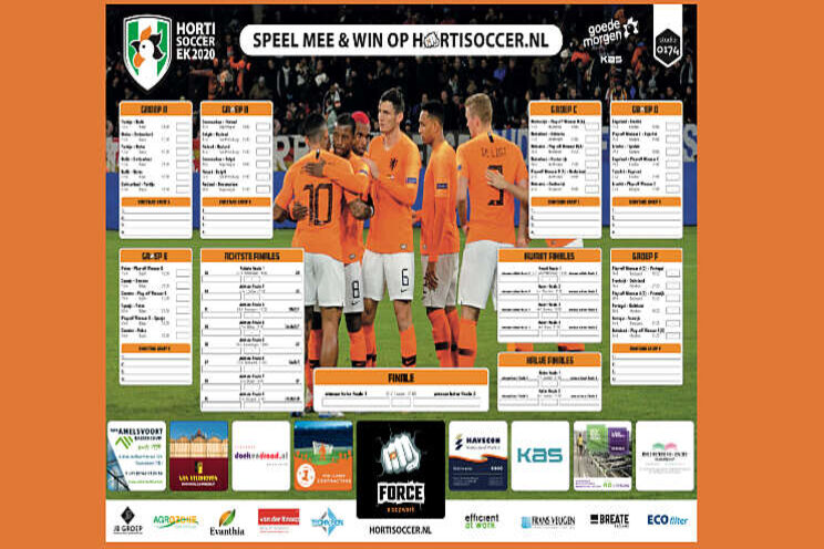 HortiSoccer jaar uitgesteld HortiSoccer jaar uitgesteld